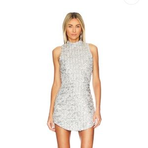 MARSHALL MINI DRESS IN STELLAR
Amanda Uprichard. Size: small